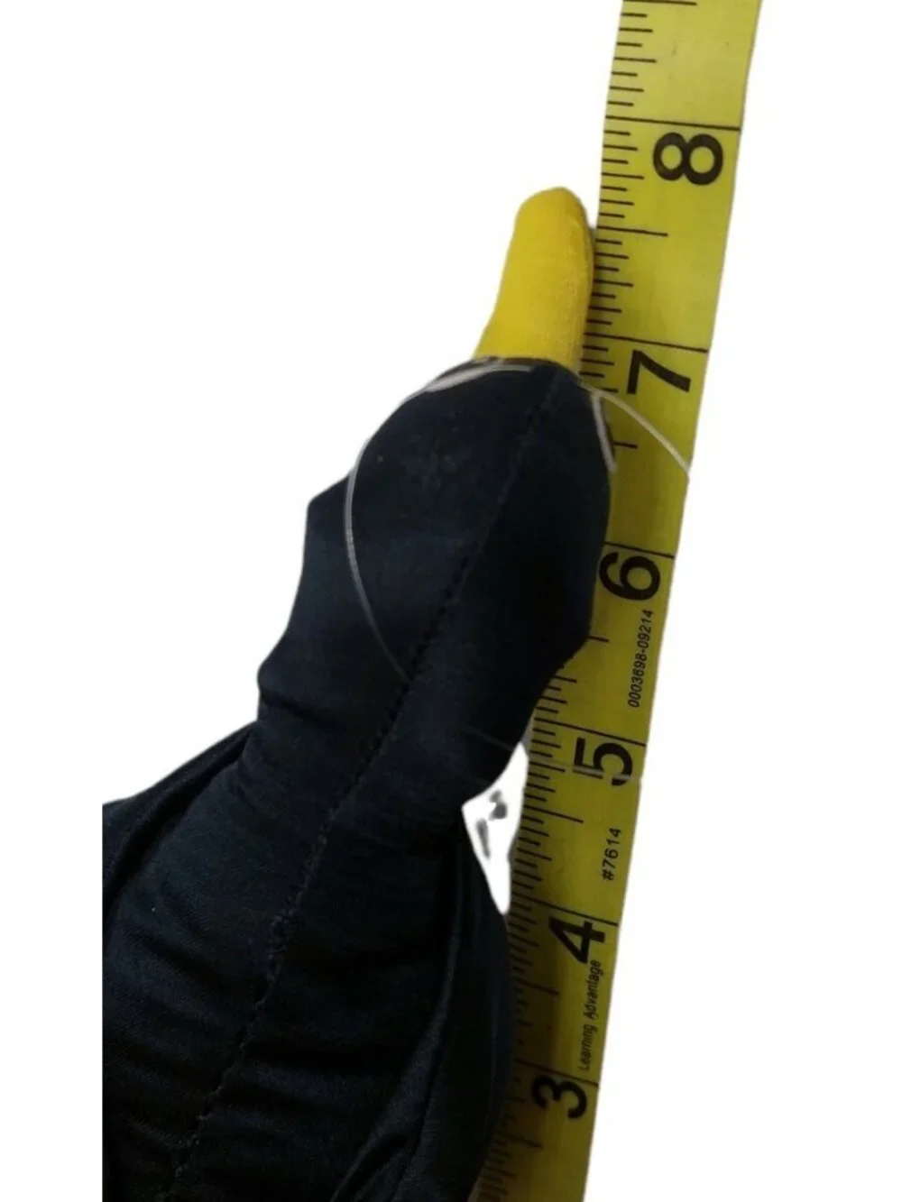 Russ Berrie Plush Penguin Stuffed ornament nylon black white yellow 7